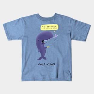 Whale Wisher Kids T-Shirt